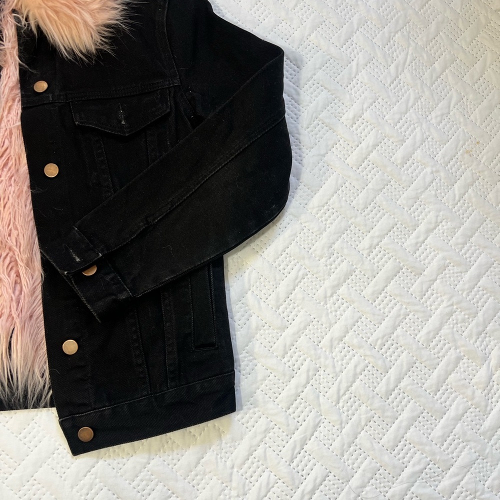 SHACI Shaggy Pink Faux Fur Jacket Size S NWOT - Picture 6 of 12